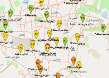 در این مناطق تهران هوای پاک تنفس کنید | تنفس در ۱۲ منطقه خطرناک است