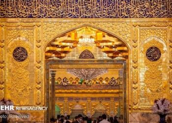 ایوان طلای نجف به مناسبت ولادت امیرالمومنین (ع) رونمایی می‌شود