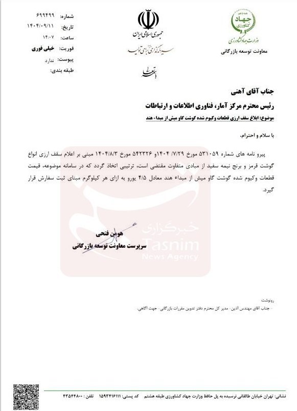 قیمت گوشت , 