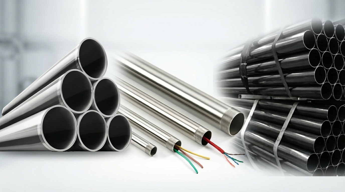 انواع لوله فولادی برق در پارس پایاپایپ