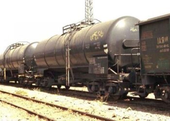 خروج قطار باری از ریل در ورودی پیشوا