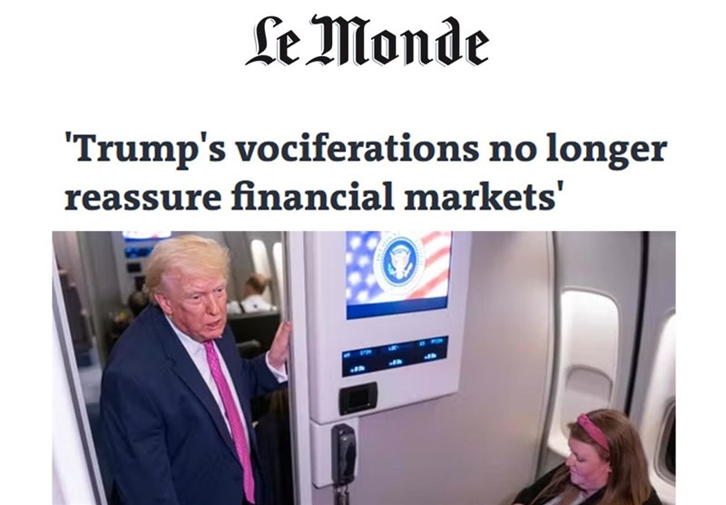 لوموند فرانسه: فریادهای ترامپ دیگر بازارهای مالی را آرام نمیکند لوموند فرانسه: فریادهای ترامپ دیگر بازارهای مالی را آرام نمیکند