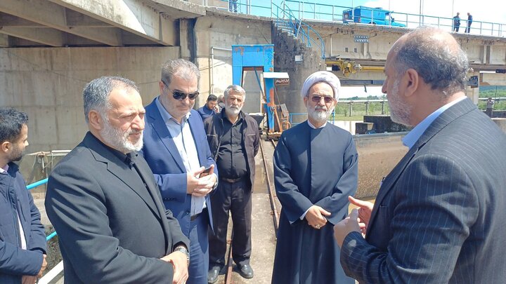 بررسی میدانی بازرس کل گیلان از وضعیت سد سنگر پس از اعتراض مردمی