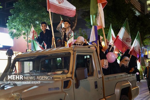 حماسه اقتدار مردم شهیدپرور استان سمنان در شب‌های اقتدار