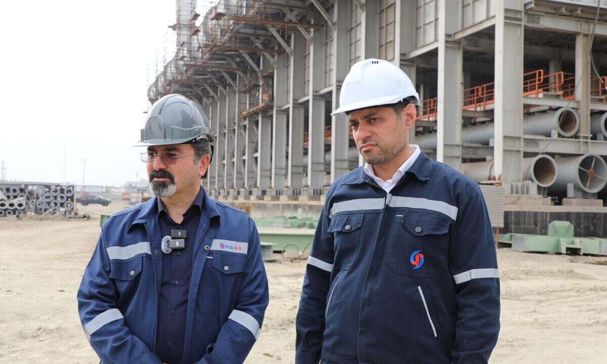 روند اجرای پروژه احیاء ۲ صبا فولاد خلیج فارس به خوبی پیش می رود
