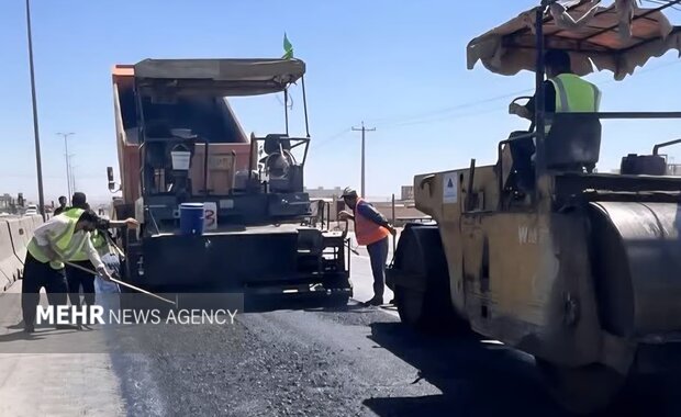 آغاز روکش‌آسفالت کمربندی سمنان با ۷۶۷میلیارد ریال اعتبار