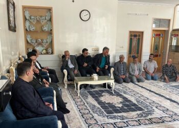 ابلاغ پیام قالیباف به خانواده پرستار شهیده