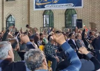 اجتماع باشکوه مردم انقلابی آبدان