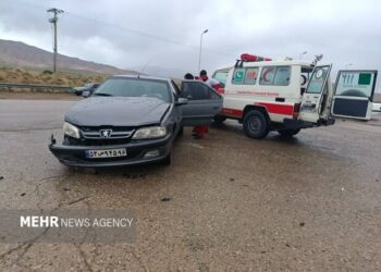 تصادف ساینا و پارس با ۹ مصدوم در شاهرود