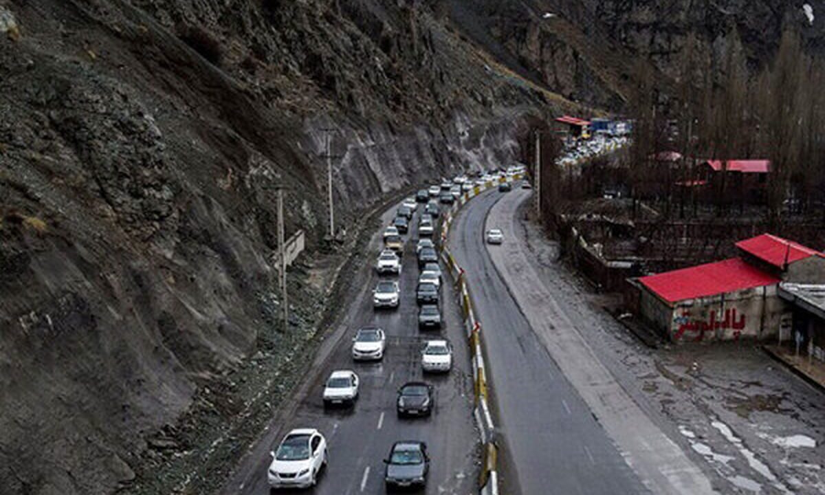 جاده کندوان و آزادراه تهران – شمال یک‌طرفه شد