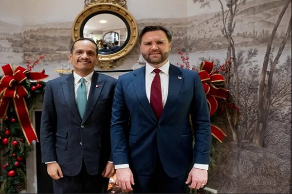 دیدار معاون ترامپ و وزیر خارجه قطر در کاخ سفید با محوریت ایران