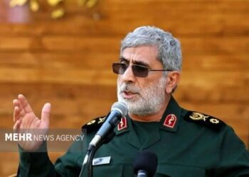 سردار قاآنی: مقاومت در قلب غزه قهرمان زنده است