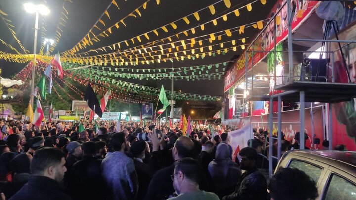 شب وداع با شهید گمنام در مرکز مازندران