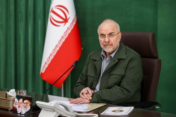 قالیباف: ملت ایران جان می‌دهند ولی تسلیم نمی‌شوند