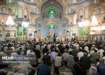 مراسم اربعین سپهبد شهید موسوی در جنوب تهران برگزار شد