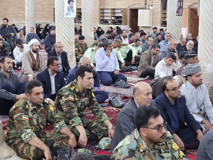 مراسم گرامیداشت سالگرد شهادت آیت‌الله رئیسی  در سنندج برگزار شد