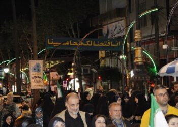 هشتادمین شب تجمع لنگرودی ها همزمان با سالروز شهادت آیت الله رئیسی