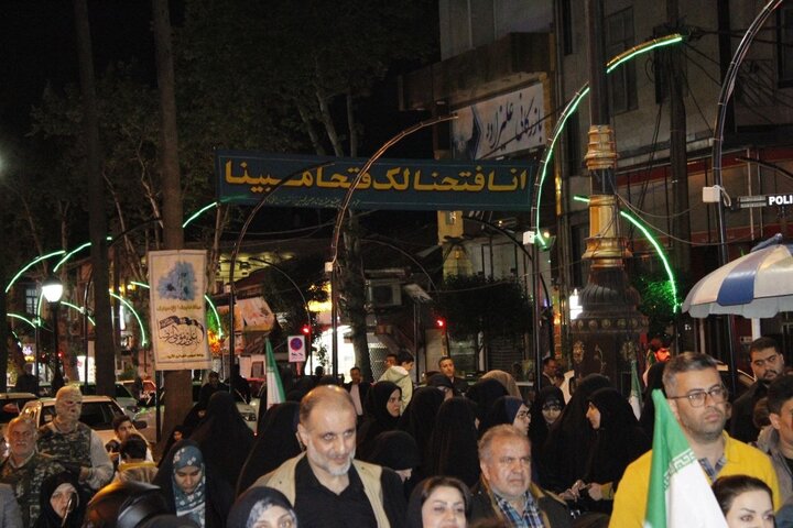 هشتادمین شب تجمع لنگرودی ها همزمان با سالروز شهادت آیت الله رئیسی