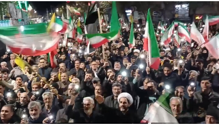 هفتاد و چهارمین شب از حماسه حضور مردم ارومیه در شب های اقتدار ملی