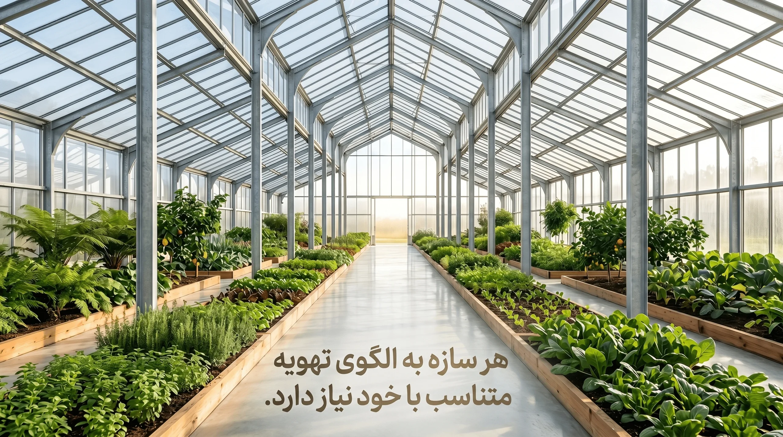 هوای تازه گلخانه