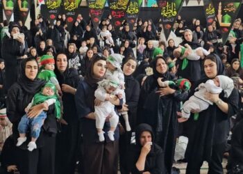 اجتماع شیرخوارگان حسینی در آستارا
