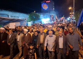 تجلی وحدت و اقتدار در قرار شبانه مردم نکا