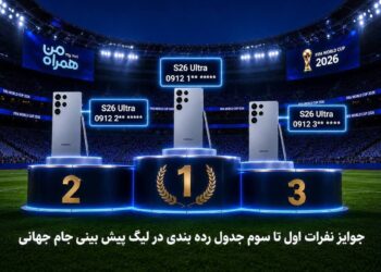 جوایز ویژه قهرمانان جام همراه من