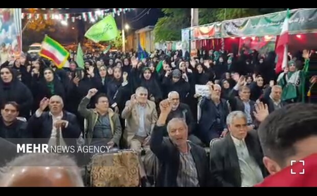 حماسه باشکوه عزاداران حسینی در بیله سوار