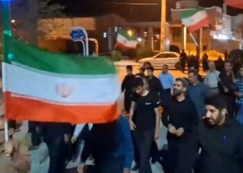 راهپیمایی شبانه مردم انقلابی آبدان