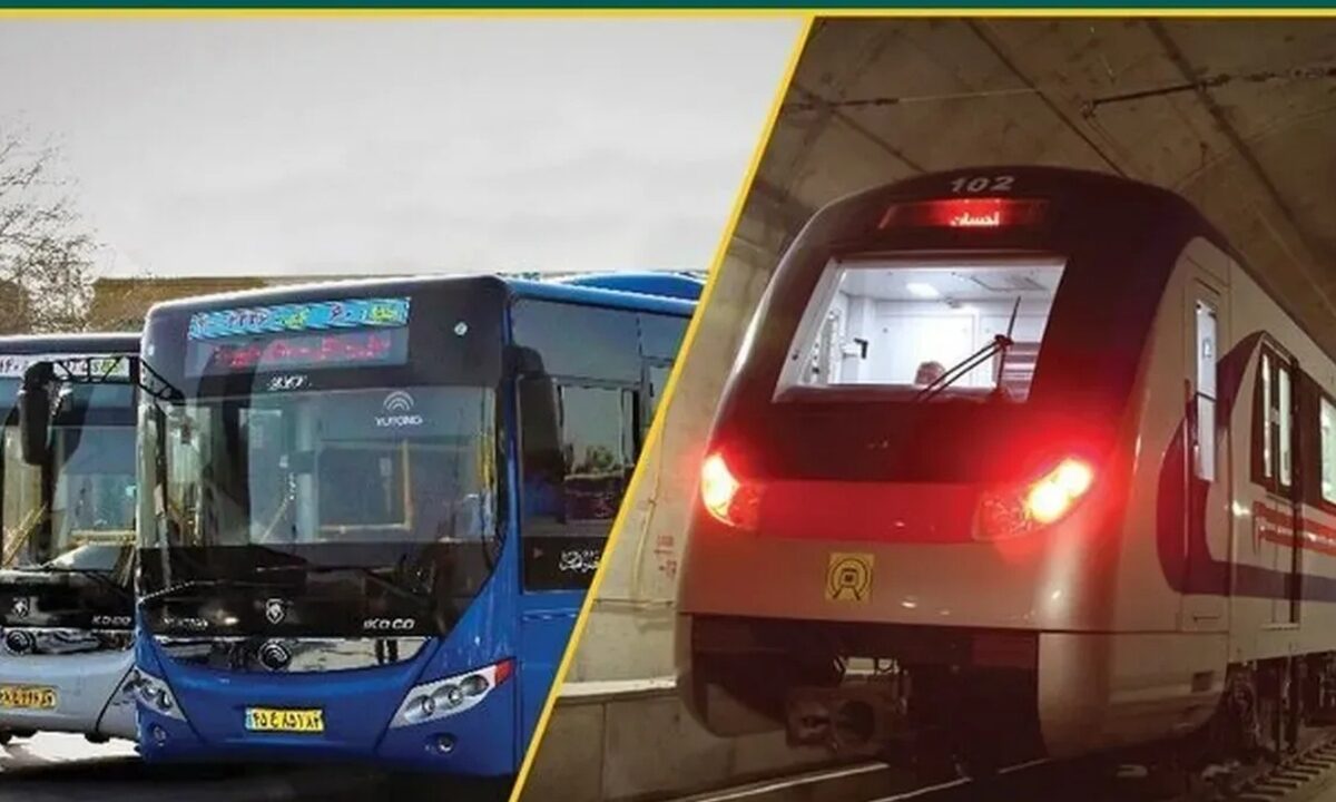 رایگان شدن مترو و اتوبوس می‌تواند ترافیک و آلودگی تهران را کاهش دهد