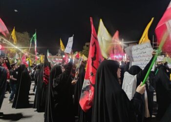 صدونوزدهمین اجتماع شبانه مردم ساوه در بیعت با رهبر معظم انقلاب