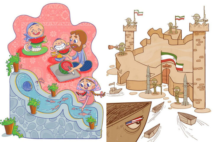 چالش پرداختن به خلیجفارس در آثار هنرمندان طراح؛ تنگه هرمز سوژه شد چالش پرداختن به خلیجفارس در آثار هنرمندان طراح؛ تنگه هرمز سوژه شد
