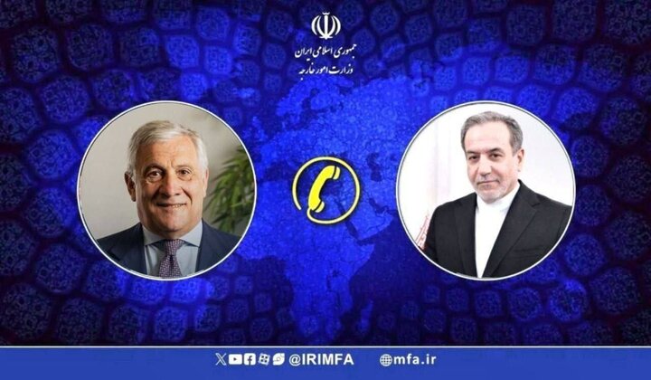 گفتگوی تلفنی وزرای امور خارجه جمهوری اسلامی ایران و ایتالیا