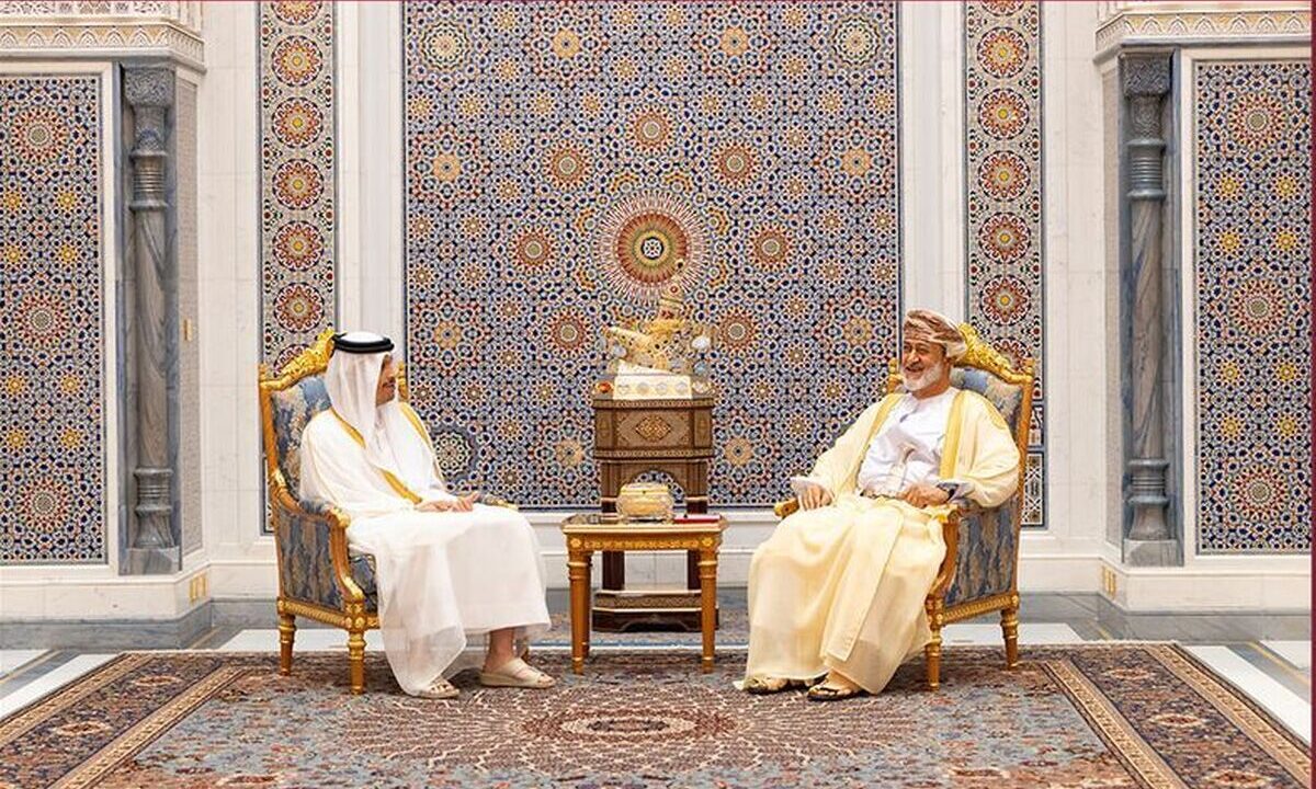 گفتگوی وزیر خارجه قطر با سلطان عمان درباره ثبات منطقه