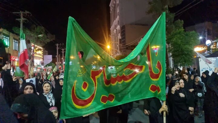 یکصدو نهمین شب راهپیمایی مردم ساوه در بیعت از امامین انقلاب اسلامی