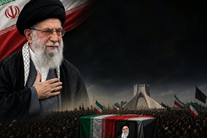 حضور پرشور درتشییع رهبرشهید پیام اقتدار ایران را به جهان مخابره می کند حضور پرشور درتشییع رهبرشهید پیام اقتدار ایران را به جهان مخابره می کند