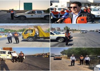 خدمترسانی ۴۸ گشت راهداری و پلیسراه لرستان به زائران تشییع رهبر شهید خدمترسانی ۴۸ گشت راهداری و پلیسراه لرستان به زائران تشییع رهبر شهید