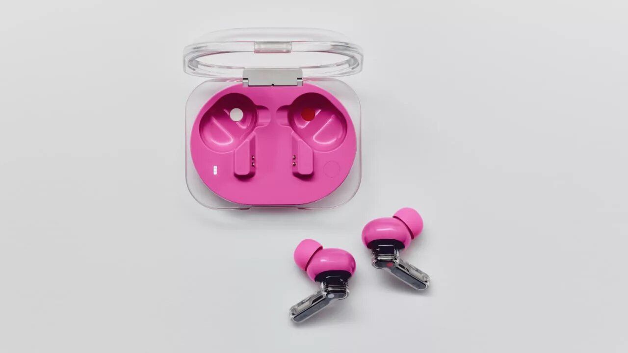 رنگ صورتی هدفون ناتینگ Ear 3a