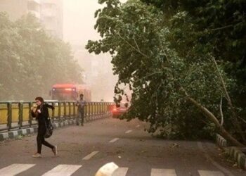 هشدار نسبت به وفوع تندباد در تهران