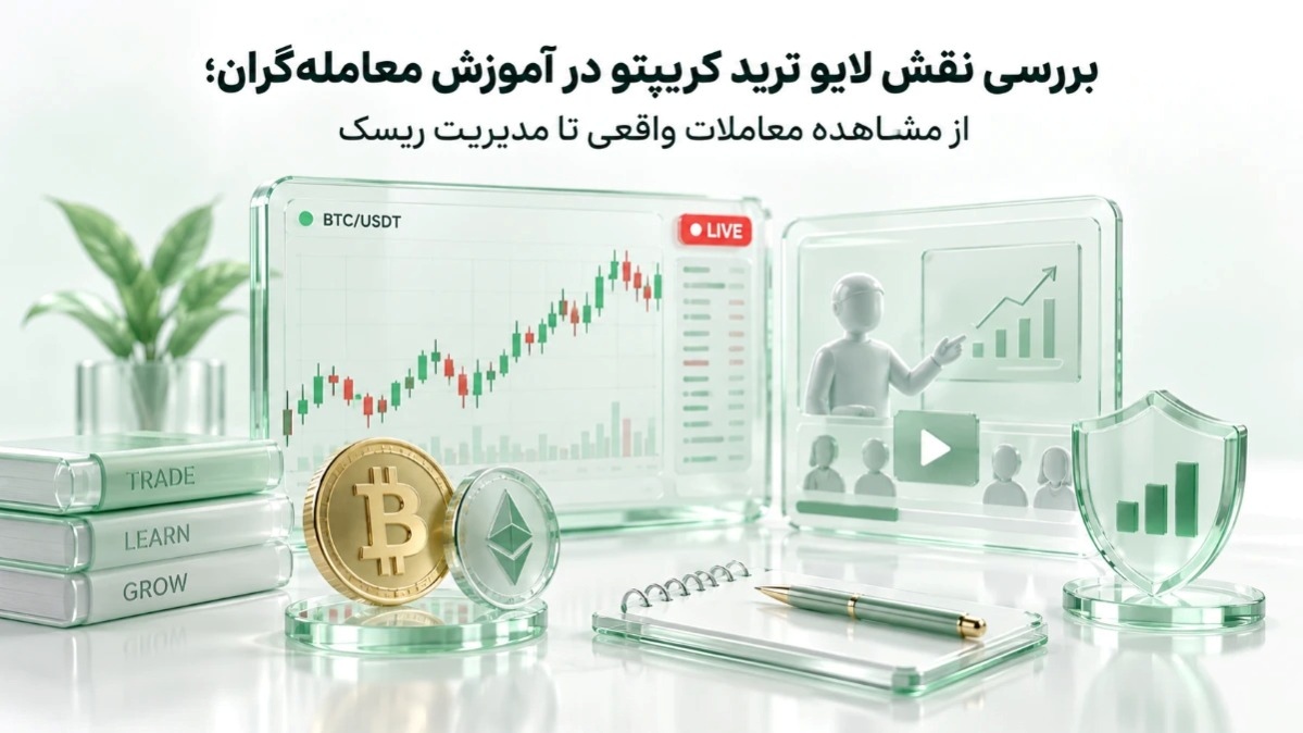بررسی نقش لایو ترید کریپتو در آموزش معامله گران