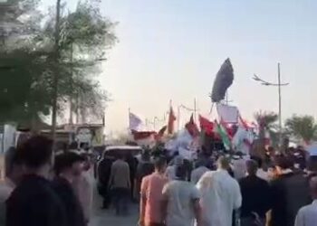 اعتراضات در بصره علیه محدودیت پروازها میان عراق و ایران 