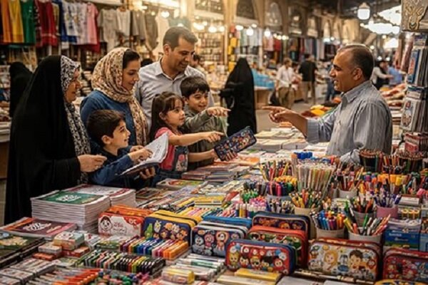 بازار لوازم‌التحریر گلستان در انتظار رونق؛ از کاهش خرید تا تشدید نظارت