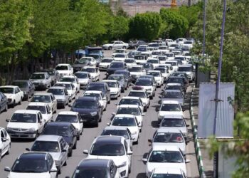 ترافیک سنگین در آزادراه کرج-تهران