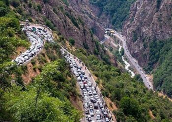 ترافیک سنگین در چالوس و آزادراه تهران-شمال
