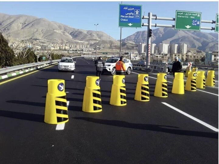 جاده چالوس و آزادراه تهران ــ شمال از ساعت ۱۷ یکطرفه می شود