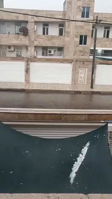 بارش تگرگ در اندیمشک و دزفول
